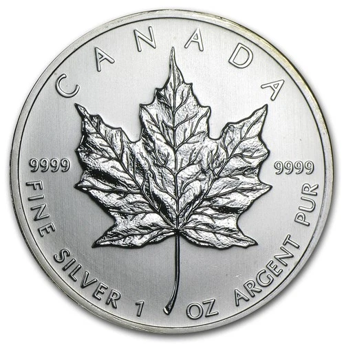 2010 Canadian Silver Maple Leaf 1 oz — photo from the most recent tracked eBay sale