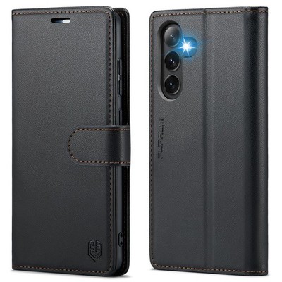 Wallet Case for Samsung Galaxy A56 5G, RFID Blocking Credit Card Holder, PU Leat