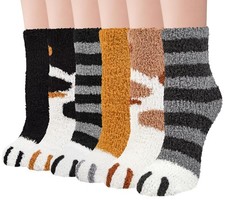 Loritta Fuzzy Socks for Women, Warm Soft Fluffy Winter Cozy Cute Animal Gifts...