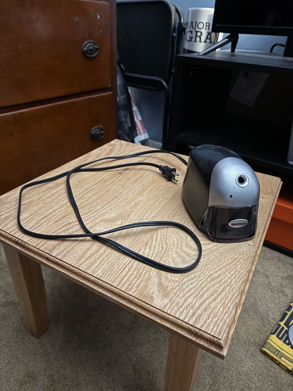 Bostitch QuietSharp Executive Electric Pencil Sharpener, Black