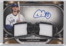 2021 Topps Museum Collection Single-Player Dual Relic /271 Cavan Biggio Auto b2t