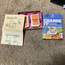   Charge It The Family Credit Card Game" By Whitman Vintage 1972 Complete