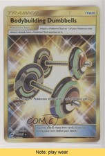 Secret - Bodybuilding Dumbbells Pokemon Sun & Moon Burning Shadows #161 READ g6p on eBay