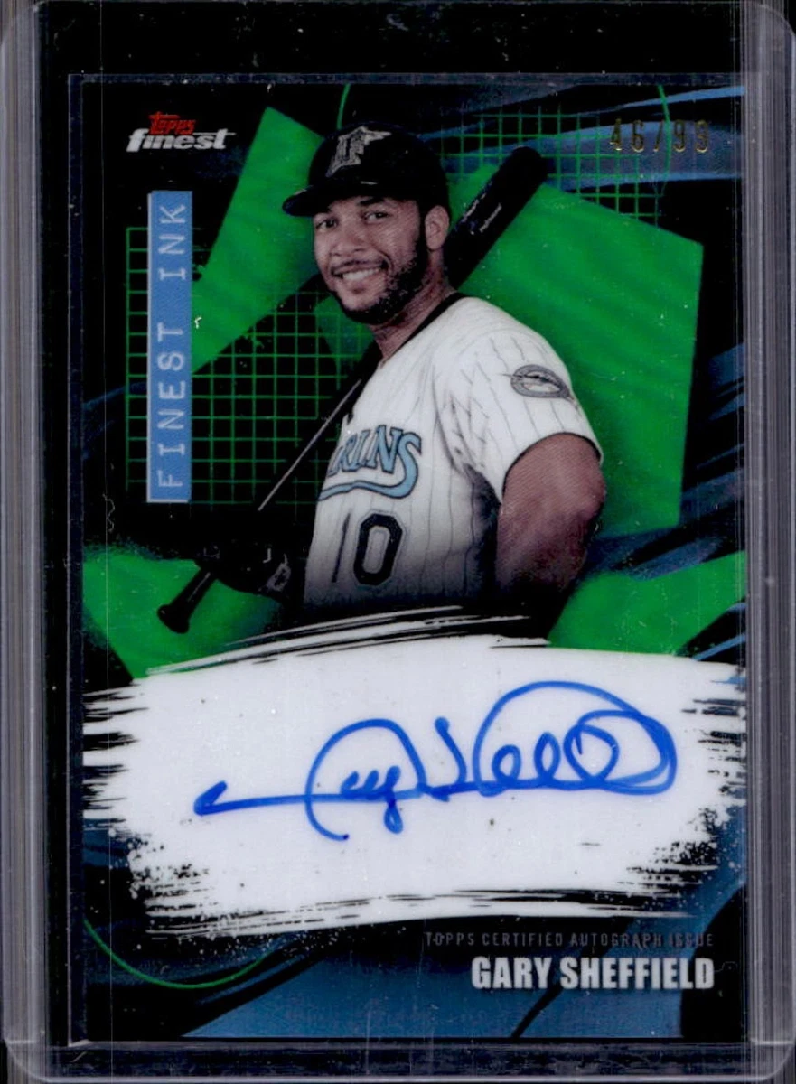 Gary Sheffield Autograph Indiana Baseball Trading Cards for sale