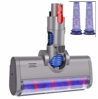 Bürste Ersatz für Dyson V8 Bürstenaufsatz mit 2x Filter