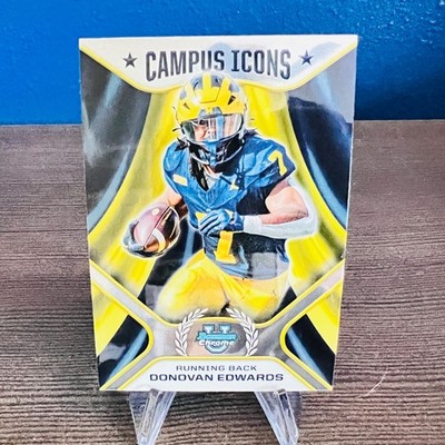 2024 Bowman Chrome University - Donovan Edwards - Campus Icons CI-7 Michigan RB