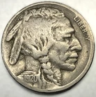 1920 S Buffalo Nickel VG Very Good 5 Cent US Coin - 4192