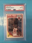 1989-90 Fleer Michael Jordan Card  #21 PSA 8 NM-MT Chicago Bulls