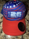 FIFA CAN MEX USA Snapback Trucker Hat Cap Red Blue Stars Mesh Back — photo 2