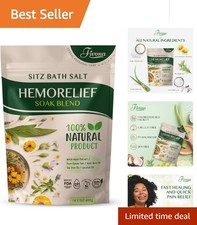 Soothing Sitz Bath Salt - Natural Epsom and Essential Oils for Fissures  Relief
