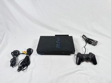 WORKING Sony PlayStation 2 SCPH-39001 Black Console w/ Controller & AV Cables
