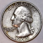 1960-D Washington Quarter - Very Fine - #2681EA