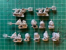 4 Metal Night Goblin Squig Hunters & 7 Metal Squigs. Warhammer Fantasy Battle #1