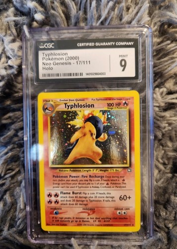 Typhlosion (Unlimited) graded CGC 9 for sale on eBay