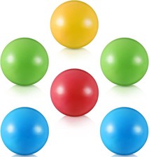12 Pieces Multi Colored Plastic Replacement Balls Small Bulldozer Popper Toy