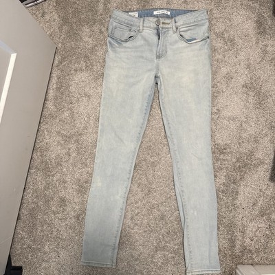 PACSUN Mens Stacked Skinny Jeans Sz.28x30/light Blue/Lightwashed/Slim