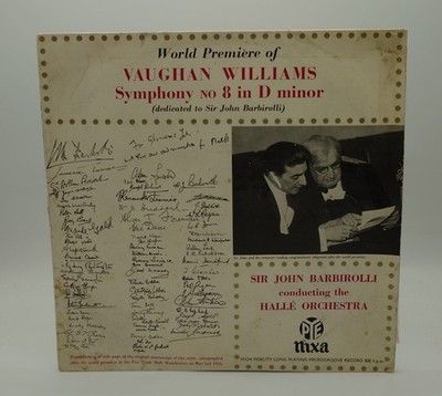 Vaughan Williams - Symphony No. 8 in D Minor - 10 inch Music Vinyl Record