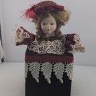 VTG  Music Jack In The Box Porcelain Doll By Gift Galleries Musical Box Plays — photo 5