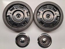 1955 Chevy Pedal Car -2 Free Wheels, Tires  Hub Caps only