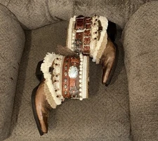 Women’s Boho Decorative Ankle Boots