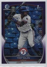 2023 Bowman Chrome Prospects Mega Box Purple Mojo Refractor /299 Yosy Galan 2u3