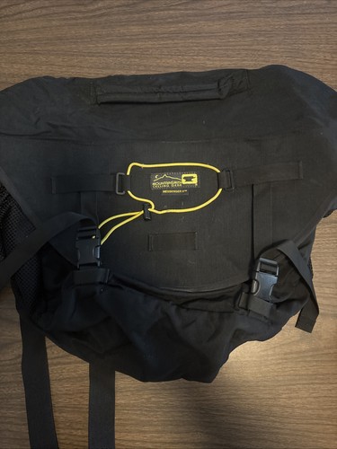 Rare Mountain smith Cycling Gear Messenger II Black Backpack Vtg