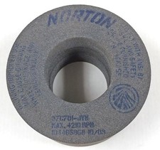7-23/32'' x 4-3/8'' x 3-3/4'' 37C701-J8VK Grinding Wheel (3) Norton 69083140428