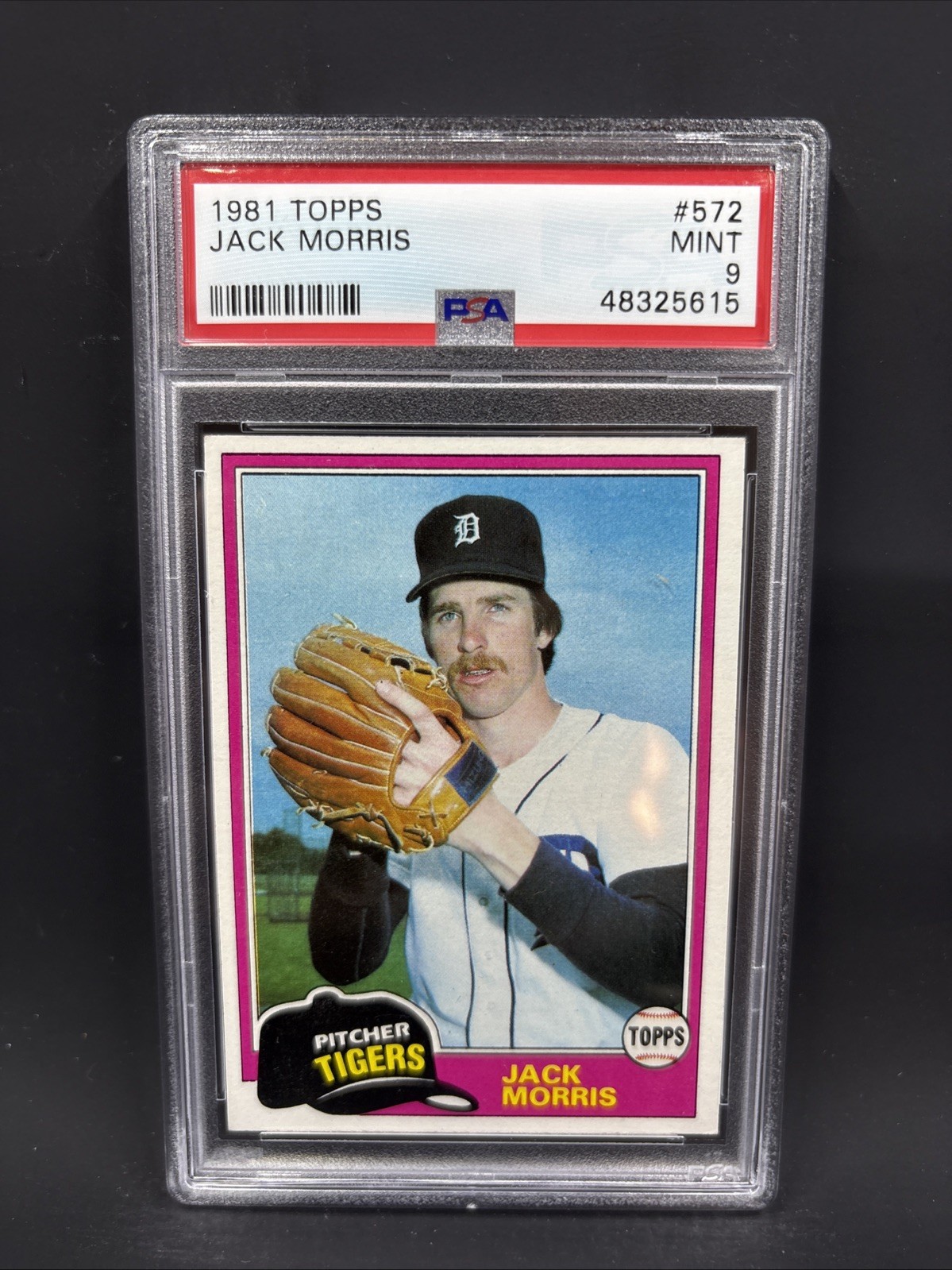 1981 Topps - Jack Morris #572 PSA 9