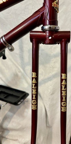 1984 Raleigh Coaster Sport Step-Through 410 Stahlrahmen 17,5 weinrot Riemenscheibe USA - Bild 4 von 22
