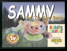1999 Ty Beanie Babies II 215 Sammy the Ty-Dye Bear