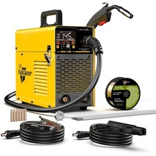 HAXIAOER 145A Gasless MIG Welders, 3 in 1 Portable Welding Machine