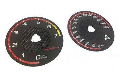 for Alfa Romeo Giulia/Stelvio Custom Tuning - Replacement tacho dial km/h to MPH