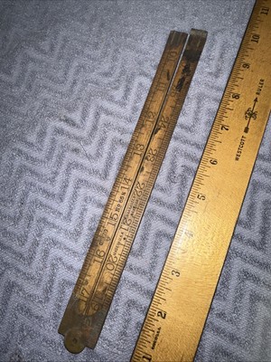 Antique Stanley No.66-1/2 36'' Boxwood Rule Sweetheart BROKEN For Parts!! READ!!