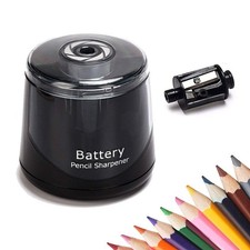 Electric Pencil Sharpener, Battery Operated for Kids Artists Adults, Automati...
