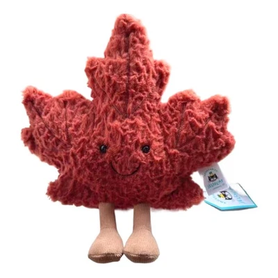  Amuseables Maple Leaf カナダ限定 Jelly Cat Canadian Indigo Amuseables Mr. Maple Leaf Plush NWT 7.09