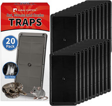 Mouse Traps 20 Pack, Larger Heavier Glue Traps for Mice Rat  Snakes, Non-Toxic