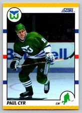 1990-91 Score Rookie and Traded #72T Paul Cyr Hartford Whalers