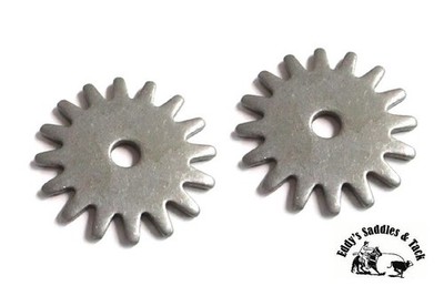 Rock Grinder Spur Rowels1-1/4'' Raw Oiled Steel Sold in Pairs New Eddy's Tack