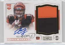 2013 Panini National Treasures Century Gold 43/49 Tyler Eifert #237 Auto 4wf