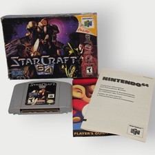 STARCRAFT 64 BOX And CART -No Manual TESTED WORKS RARE GAME