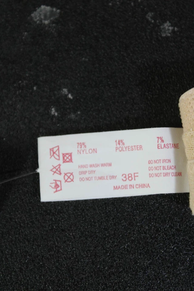 Sujetador Panache Mujer Transparente Bordado Detalle Panel Rosa Acento Beige Talla 38F Foto 3 de 4