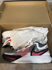 Nike Kyrie 8 DJ6017 100 White University Red Black Men Size 11.5 Women Size 13