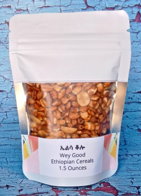 Wey Good Ethiopian Cereals - Elsa Kolo (ኤልሳ ቆሎ) - 1.5 Ounces