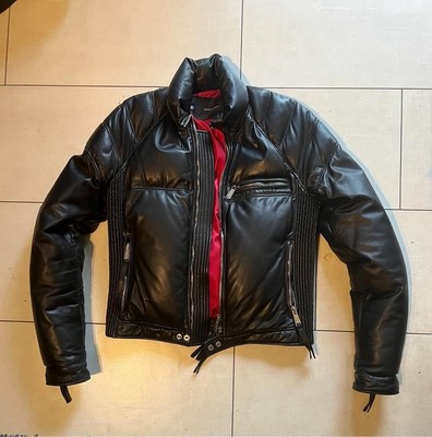 Dsquared2 FW08 Leather Puffer Jacket Men's Sz 50