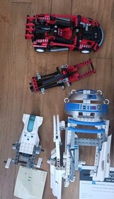 Lego Technic Slammer Turbo 8242 And Mindstorms R2d2 No Instructions No Box