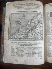 Geneva 1615 New Testament and Apocrypha, W/ Map and Inscriptions