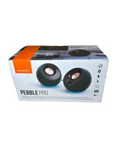 Creative Pebble Pro minimalist 2.0 usb with bluetooth RGB lighting -New sealed