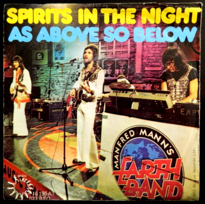 MANFRED MANN`S EARTH BAND   7''   Spirits in the Night   1975   VG+/VG+   aus Ger