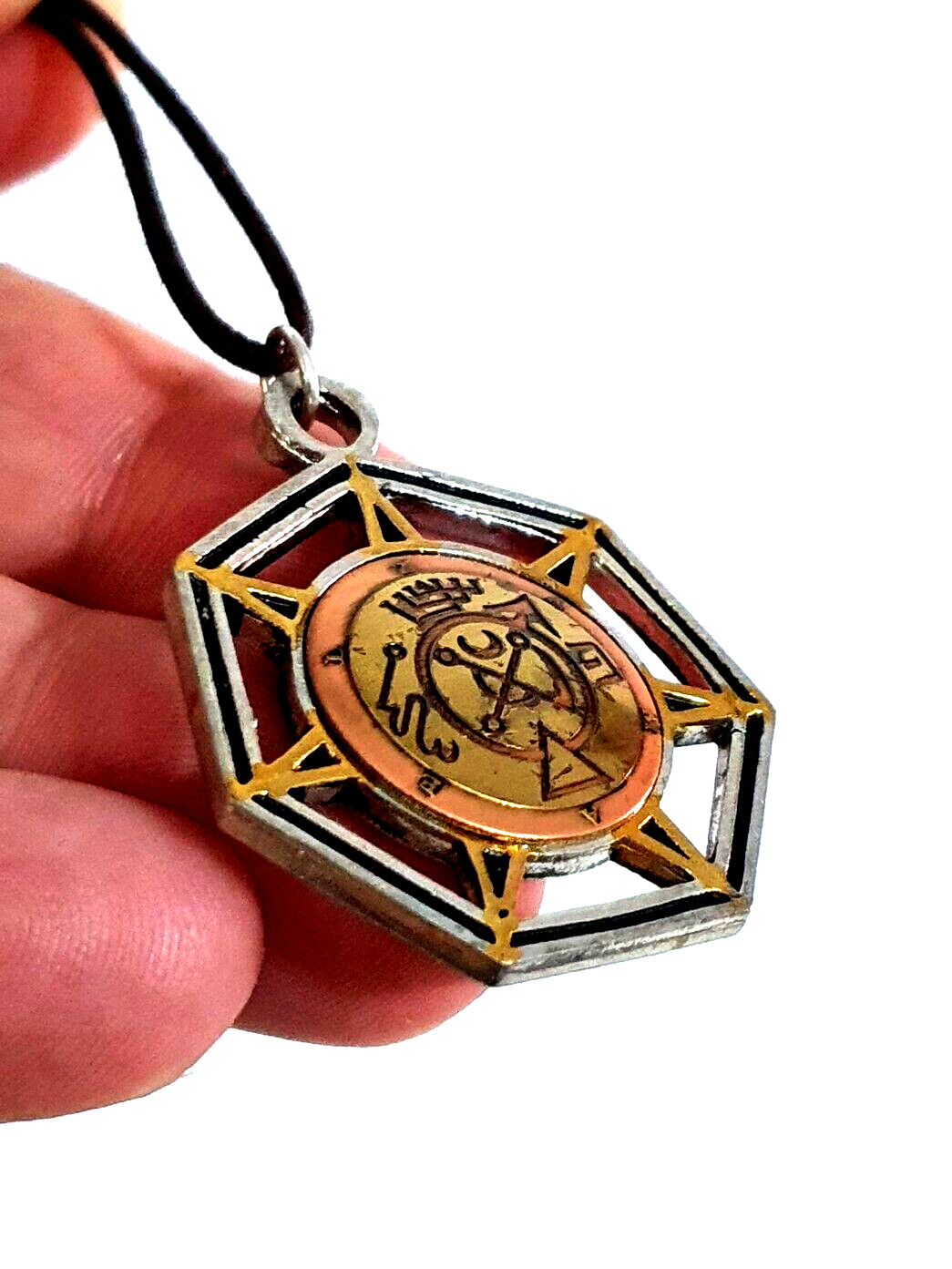 Zamael Angel of Mars Occult Pendant Talisman Willpower Life Energy Cord & Box