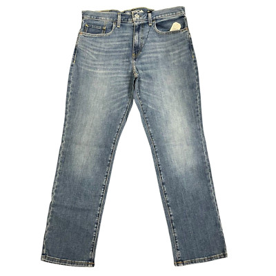 NWT Nautica Men's Original Relaxed Straight Stretch Denim Jeans Medium Blue Wash
